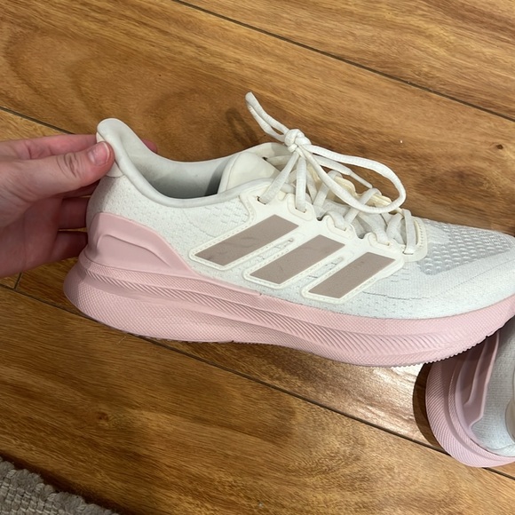 Adidas Ultarun 5 Women’s Running Shoes Pink/White - Picture 9 of 14